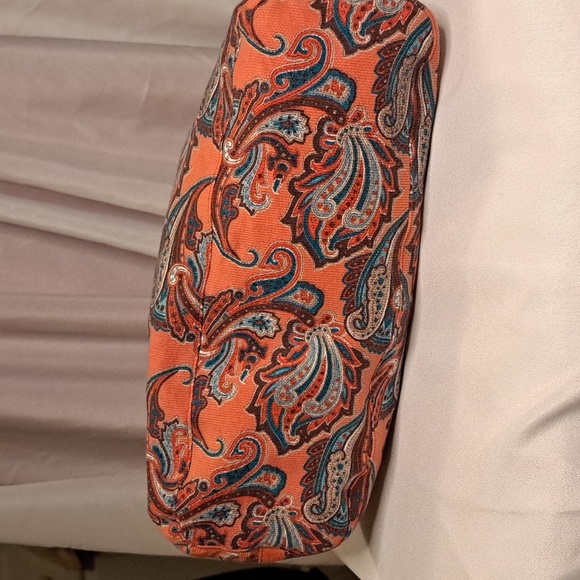 Corduroy Paisley * Handbag Quality Handmade Reversible Wood Handles BG220 - Picture 6 of 11